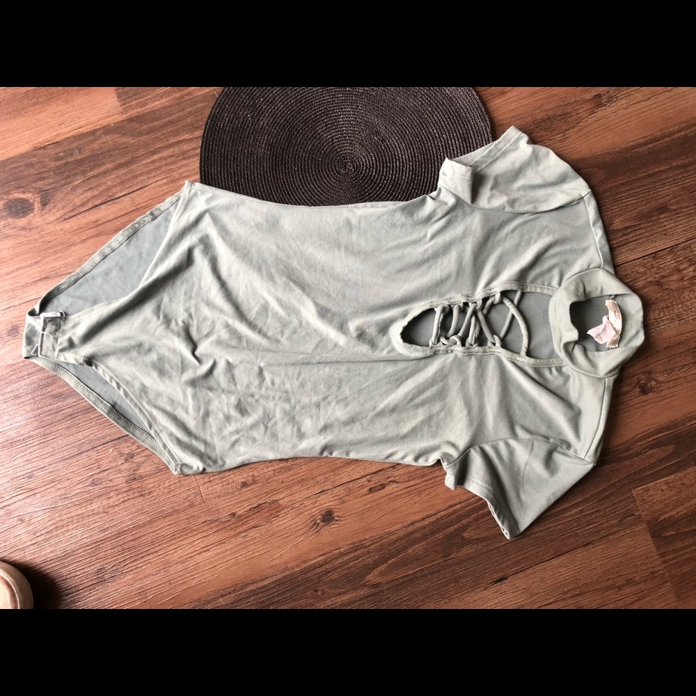 Olive bodysuit